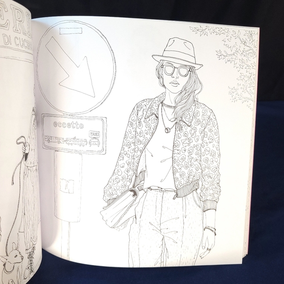 The Look Fashion Coloring Book - Picture 9 of 9